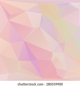 Abstract pastel color triangle shape background vector illustration