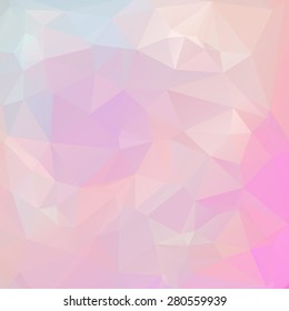 Abstract pastel color triangle shape background vector illustration