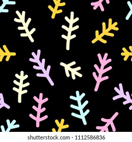 Abstract pastel colored seamless pattern. Modern swatch paint for birthday card, kids party invitation, wallpaper, holiday wrapping paper, shop sale poster, bag print, t shirt, workshop advertising.