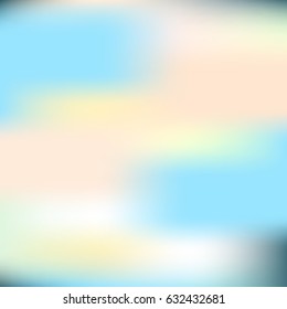 Abstract pastel colorful background vector. Soft blur blending color.