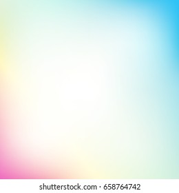 Abstract pastel colorful background vector. Soft blur blending color.