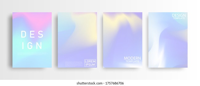 Abstrakter, farbiger Farbverlauf-Hintergrund A4-Konzept für Ihr grafisches bunter Design, Layout-Design-Vorlage für Broschüren