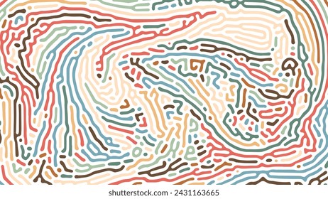 ABSTRACTO PASTEL COLORIDO PATRÓN DE TURING DISEÑO ÁSPERO VECTOR DE FONDO BUENO PARA FONDO DE PANTALLA, CUBIERTA, PÓSTER 