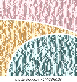 ABSTRACT PASTEL COLORFUL TURING PATTERN DESIGN BAKGROUND VECTOR GOOD FOR WALLPAPER, COVER,POSTER 