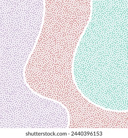 ABSTRACT PASTEL COLORFUL TURING PATTERN DESIGN BAKGROUND VECTOR GOOD FOR WALLPAPER, COVER,POSTER 