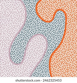 ABSTRACTAS PASTEL COLORIDO DISEÑO DE PATRÓN DE TURING VECTOR DE FONDO BUENO PARA EL FONDO DE PANTALLA, CUBIERTA, PÓSTER 