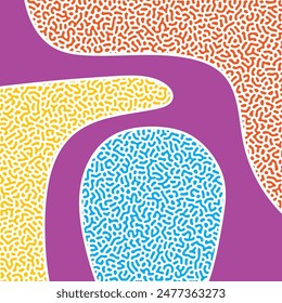 ABSTRACT PASTEL COLORFUL TURING PATTERN ROUGH DESIGN REACTION DIFFUSION BACKGROUND VECTOR GOOD FOR WALLPAPER, COVER,POSTER 