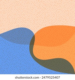 ABSTRACT PASTEL COLORFUL TURING PATTERN ROUGH DESIGN REACTION DIFFUSION BACKGROUND VECTOR GOOD FOR WALLPAPER, COVER,POSTER 