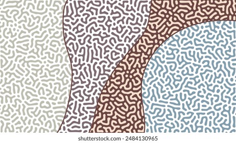 ABSTRACTAS PASTEL COLORIDO PATRÓN DE TURING DISEÑO ÁSPERO REACCIÓN DIFUSIÓN FONDO VECTOR BUENO PARA EL FONDO DE PANTALLA, CUBIERTA, PÓSTER 