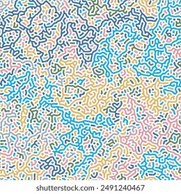 ABSTRACT PASTEL COLORFUL TURING PATTERN ROUGH DESIGN REACTION DIFFUSION BACKGROUND VECTOR GOOD FOR WALLPAPER, COVER,POSTER 