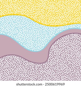 ABSTRACT PASTEL COLORFUL TURING PATTERN ROUGH DESIGN REACTION DIFFUSION BACKGROUND VECTOR GOOD FOR WALLPAPER, COVER,POSTER 