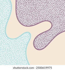 ABSTRACT PASTEL COLORFUL TURING PATTERN ROUGH DESIGN REACTION DIFFUSION BACKGROUND VECTOR GOOD FOR WALLPAPER, COVER,POSTER 