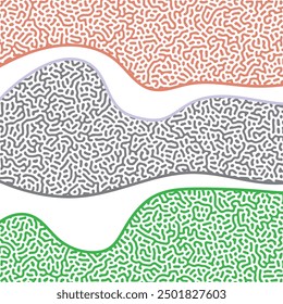 ABSTRACTAS PASTEL COLORIDO PATRÓN DE TURING DISEÑO ÁSPERO REACCIÓN DIFUSIÓN FONDO VECTOR BUENO PARA EL FONDO DE PANTALLA, CUBIERTA, CARTEL 