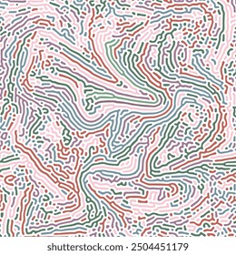 ABSTRACT PASTEL COLORFUL TURING PATTERN ROUGH DESIGN REACTION DIFFUSION BACKGROUND VECTOR GOOD FOR WALLPAPER, COVER,POSTER 