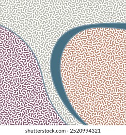 ABSTRATO PASTEL COLORIDO PADRÃO DE TURING DESIGN ÁSPERO REAÇÃO DIFUSÃO FUNDO VETOR BOM PARA PAPEL DE PAREDE, CAPA, CARTAZ 