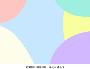 Abstract pastel colors for aesthetic background. Interesting pastel color patterns.