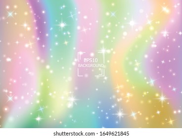 Abstract pastel fantasy colorful bokeh blurred background Eps10 vector