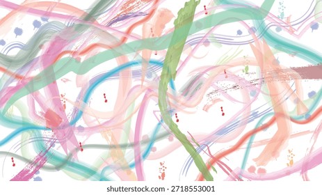 Fundo abstrato da onda do fluido do pastel com traçados suaves do pincel