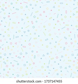 Abstract pastel geometric pattern design artwork background. Use for ad, poster, artwork, template design, print. illustration vector eps10