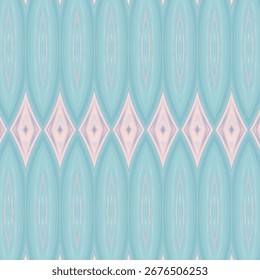 Abstract pastel geometric pattern with seamless diamond shapes, modern background, decorative texture, fashion design, and retro style.
