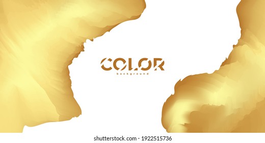 Abstract Pastel gold gradient background Ecology concept for your graphic design,