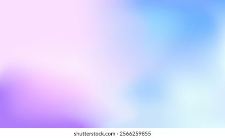 Abstract Pastel Gradient Background in Purple, Pink, and Blue Tones. Ideal for websites, social media graphics, and creative projects that require a soft, vibrant pastel gradient in purple, pink, and 