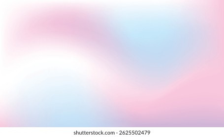 Abstract pastel gradient background with smooth texture. Soft blended colors perfect for modern design, web, print, branding, social media, Wallpaper, banner, Copy Space and digital projects.