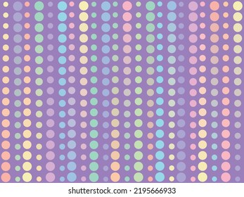 Abstrakte pastellfarbene Farbverlauf-Farbe und Kreis auf pastellviolettem Hintergrund.