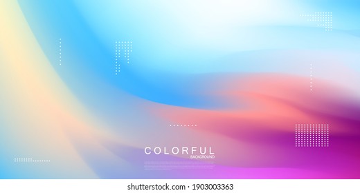 Resumen del concepto de gradiente Pastel para su diseño gráfico, fondo o fondo