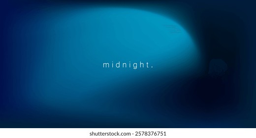 Abstract pastel gradient night sky color. Blurred dark blue gradient color. Soft dark blue color. Midnight atmosphere background