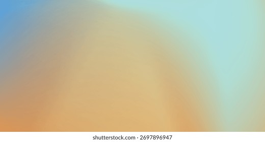 Abstrato pastel gradiente cores do céu. Cores de gradiente azul e laranja indefinidas. Cor macia pastel arco-íris. 