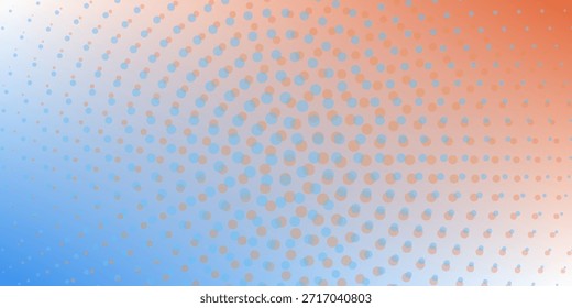 Abstrato pastel gradiente cores do céu. Cores de gradiente azul e laranja indefinidas. Cor macia pastel arco-íris. Fundo do pôr do sol ou da atmosfera do nascer do sol.