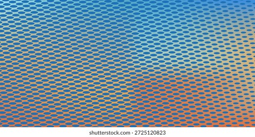 Abstractas colores de cielo degradado pastel. Colores degradados azules y anaranjados borrosos. Suaves colores pastel arco iris. Atardecer o amanecer de fondo de la atmósfera.