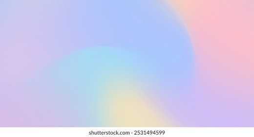 Abstract pastel gradient sky pattern. Blurred light fuzz colorful gradient background. Vector soft horizontal backdrop abstract