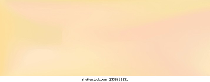 Abstract pastel gradient texture background. Large abstract background in beige tones. Vector illustration. Beige, pink peach large wallpaper.