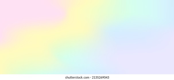 Abstract pastel gradients background. Minimal trendy banner. Vector.