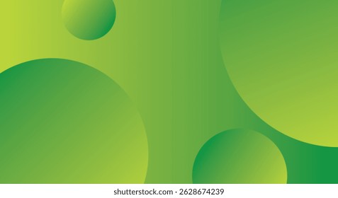Abstract pastel green gradient curve background