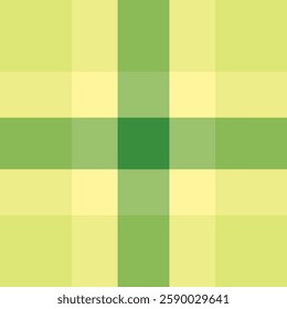 Abstract pastel green and yellow plaid pattern.  Soft, calming color palette perfect for backgrounds, websites, or textile design.  Evokes feelings of serenity and nature.