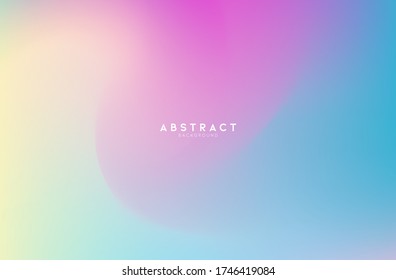 Abstract pastel light multi-colors mesh gradient background or wallpaper backdrop design. Design for Web template, Banner presentation with space for text. vector eps