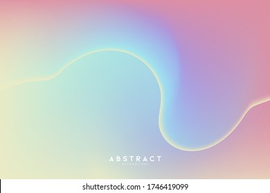Resumen de tonos pastel de luz multicolor en el fondo del gradiente de malla o fondo de fondo de papel pintado. vectores
