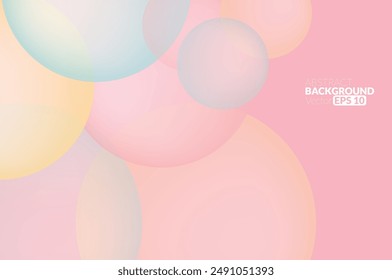 Abstractas fondo de degradado de malla multicolor de luz pastel o diseño de fondo de Fondo de pantalla. Diseño para Plantilla de Web, presentación de Anuncio con espacio para texto. Vector eps
