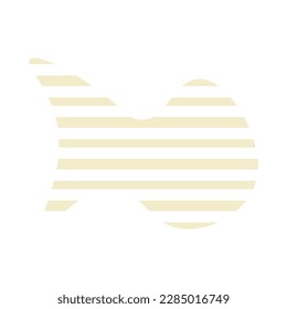 Abstract pastel lines shape background. Vector illustration.