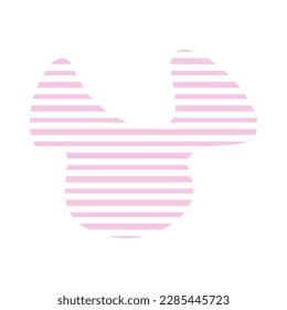 Resumen de líneas pastel de fondo de forma. Ilustración vectorial.