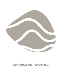 Abstract pastel lines wave shape background. Vector illustration.