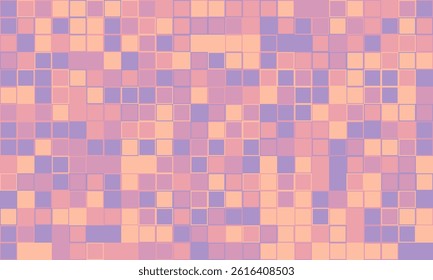 Abstract pastel mosaic background.  Soft, muted tones create a calming, textured surface ideal for websites, presentations, or branding.  Represents connectivity, unity, or digital technology.