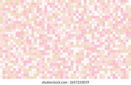 Abstract pastel mosaic background.  Soft pink, beige, and white squares create a delicate, textured pattern perfect for website banners, social media posts, or feminine branding.