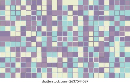 Abstract pastel mosaic tile pattern.  Soft, calming colors create a versatile background ideal for websites, presentations, or print design.