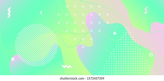 Abstract Pastel Pattern. Geometric Fluid Cover. Green Funny Booklet. Creative Graphic Template. Abstract Pastel Poster. Fashion Cool Journal. Pink Funky Journal. Memphis Pastel Background.