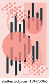 Abstract Pastel Pink Cool Background