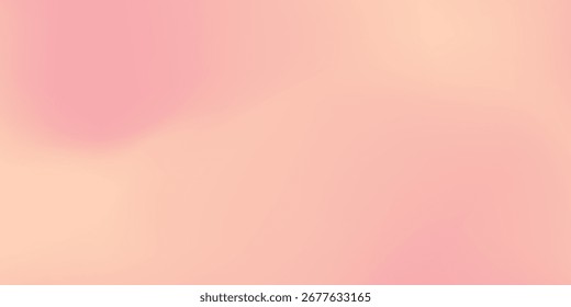 Abstract pastel pink rainbow gradient mesh background. Soft color gradient.